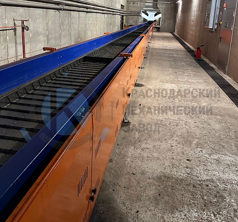Производство Конвейер пластинчатый большегрузный