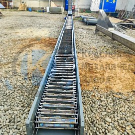 Конвейер цепной для металлической стружки ТСЦ-400.00